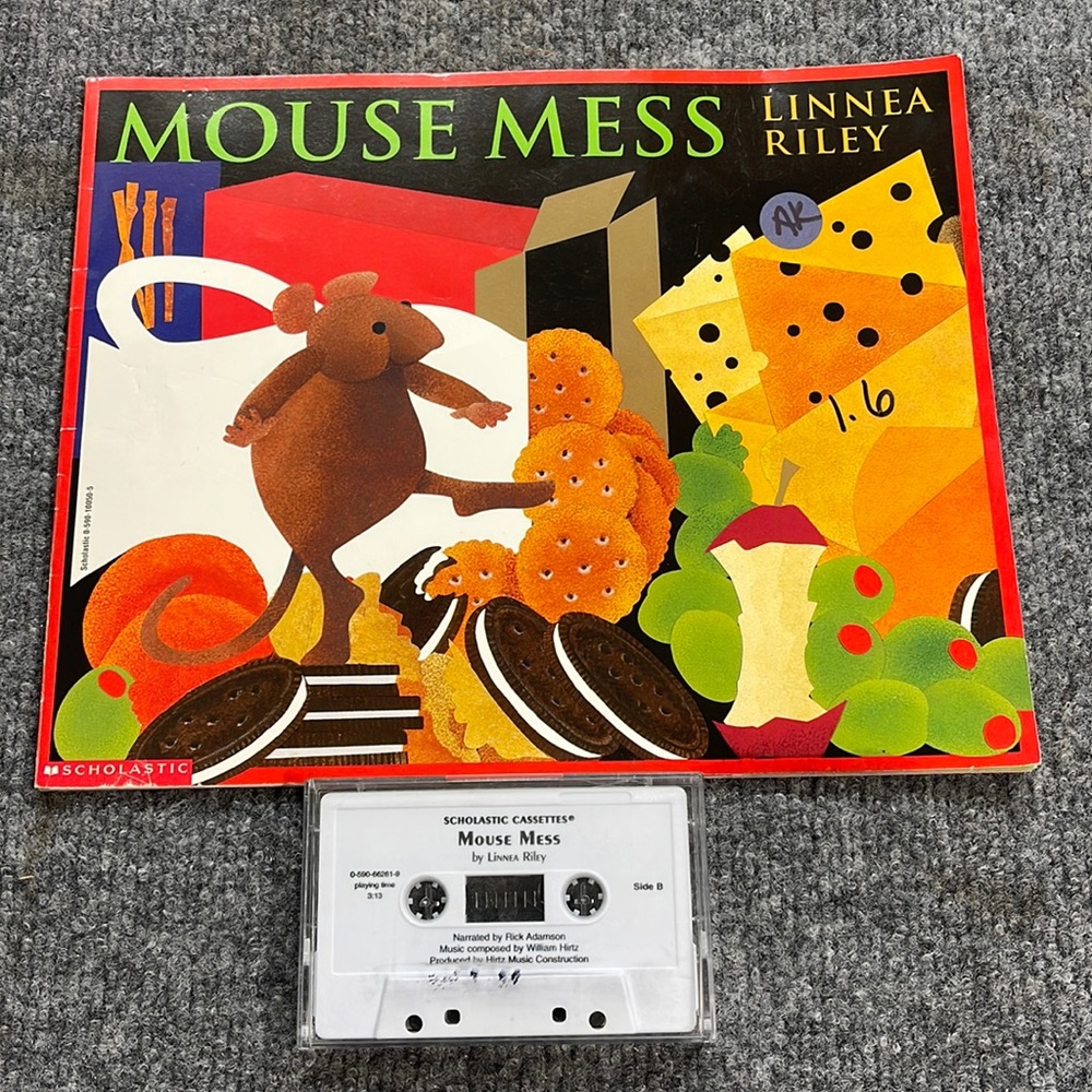 Mouse Mess paperback and cassette